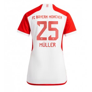 Bayern Munich Thomas Muller #25 Replika Hjemmebanetrøje Dame 2023-24 Kortærmet